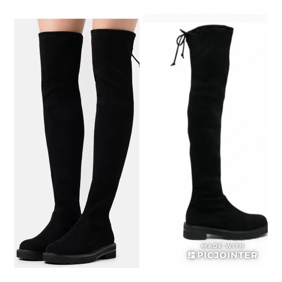 NEW Stewart Weitzman Lowland Lift thigh high boots - Picture 1 of 16